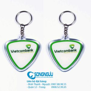 Móc khóa nhựa Vietcombank