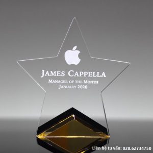 Kỷ niệm chương pha lê vinh danh lãnh đạo